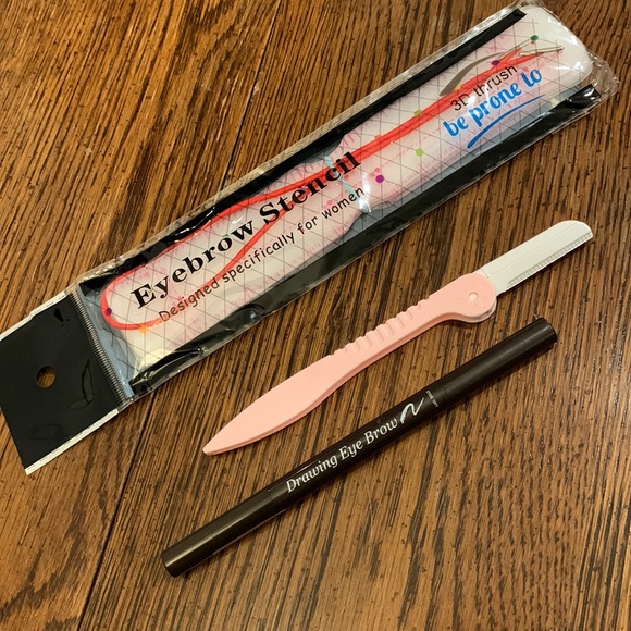 Teuvo eyebrow stencil kit - new - black - Picture 1 of 2